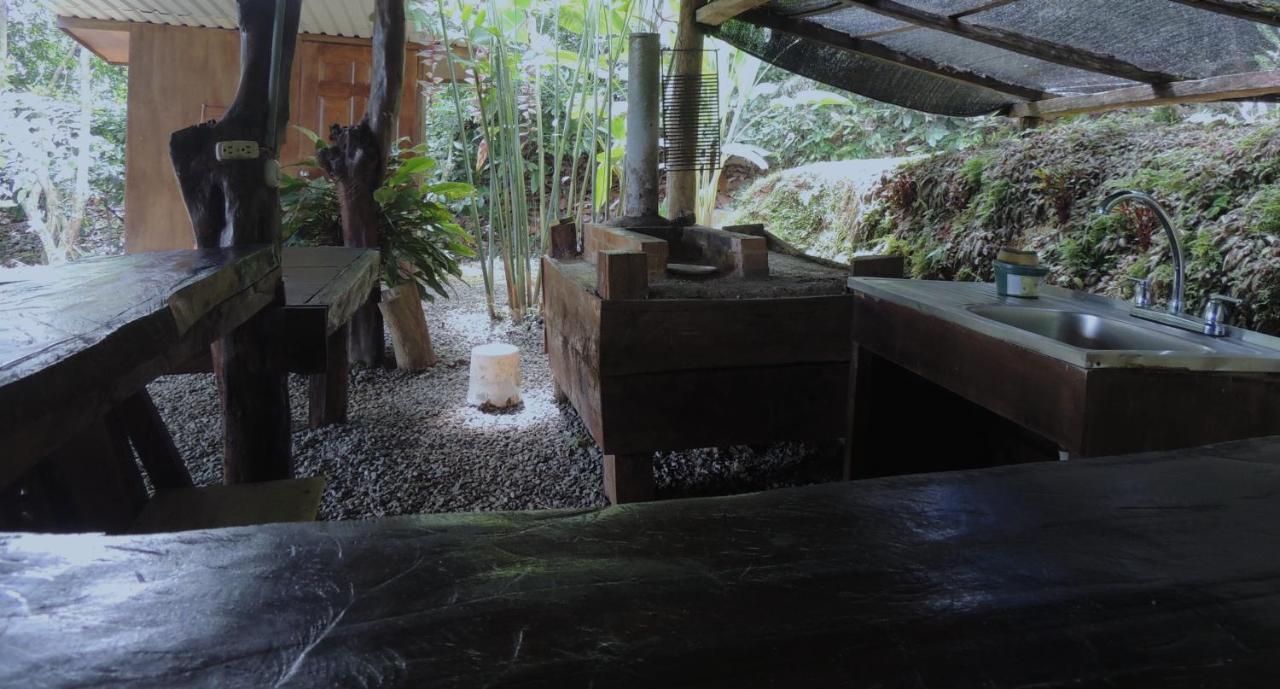 Cabinas Montañas del Tenorio Rio Celeste Exterior foto