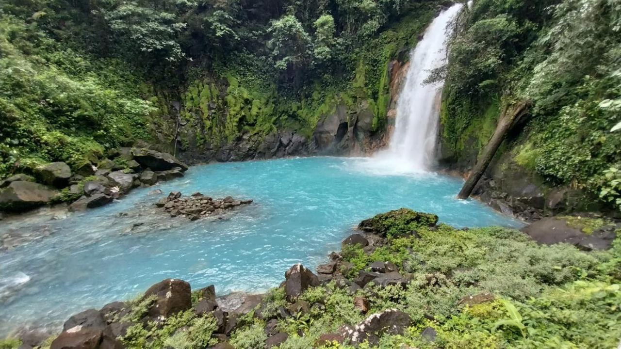Cabinas Montañas del Tenorio Rio Celeste Exterior foto